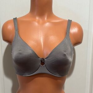 SOMA Minimizer Double Layered Unlined Bra 34C Taupe EUC $48